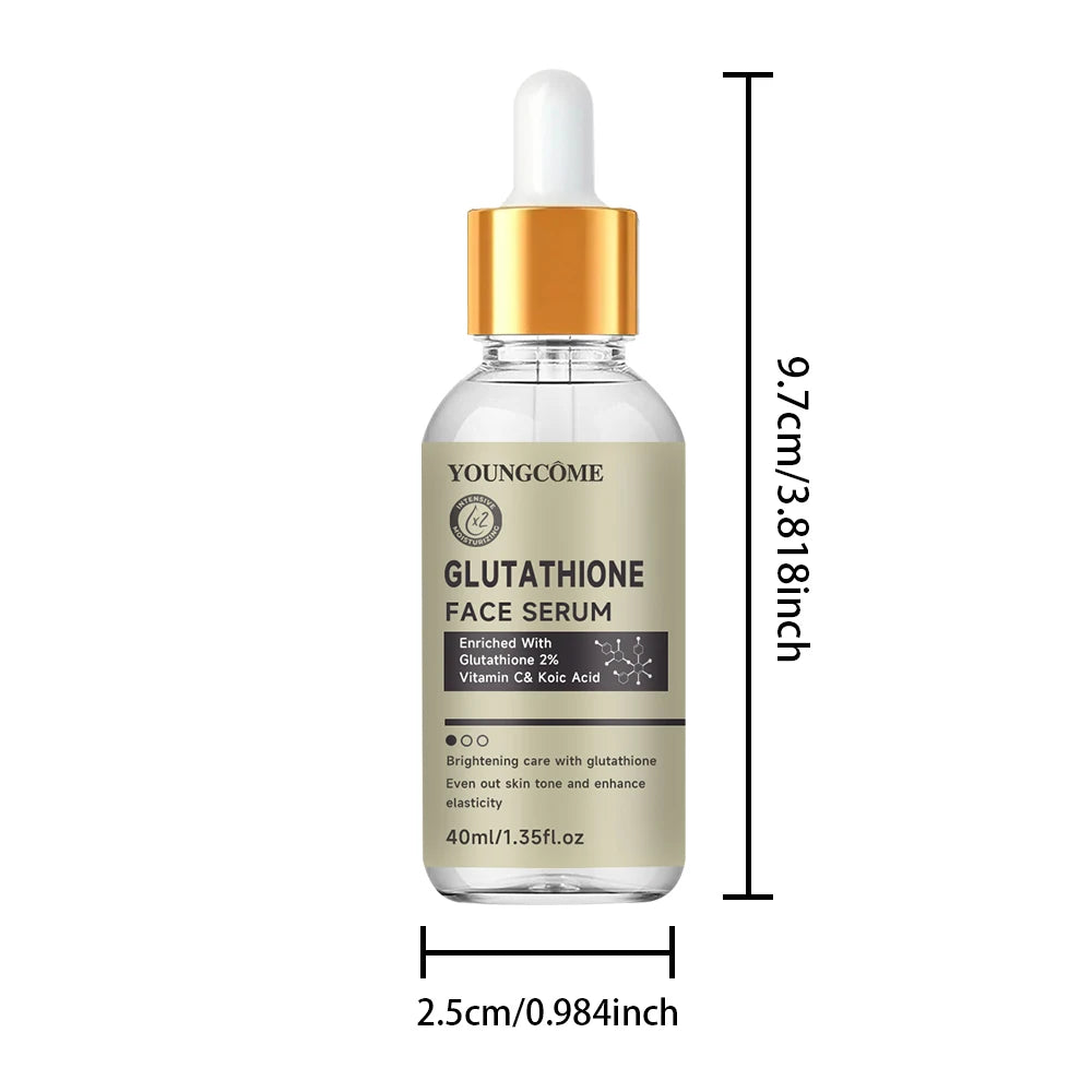 Sérum au glutathion pour le visage pour éclaircir la peau, correcteur de taches foncées, peau sensible, régénérant les cellules, Lifting, soins de la peau, 40ml/60ml
