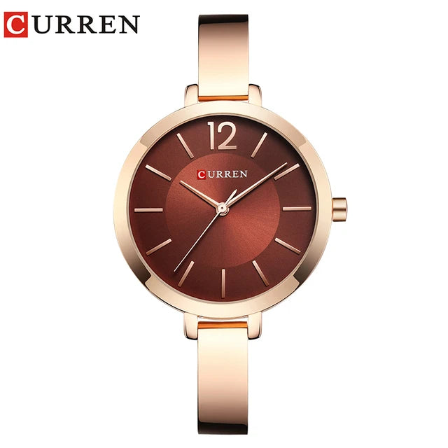 CURREN 9012 Women Watch Top Brand Casual Fashion Lady WristWatch Clock Relogio Feminino Montre Femme Luxury Women Quartz Watch