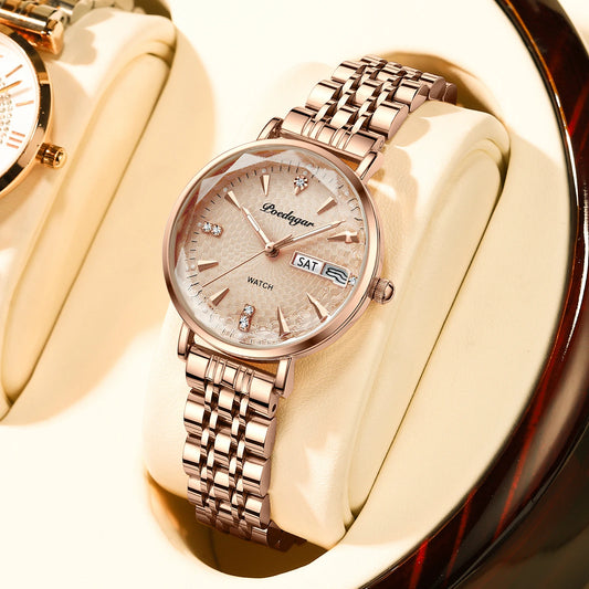 POEDAGAR 312 Jewelry for Women Watch High Quality Elegant Girl Bracelet Creative Quartz Business Watches Ladies Montre Femme