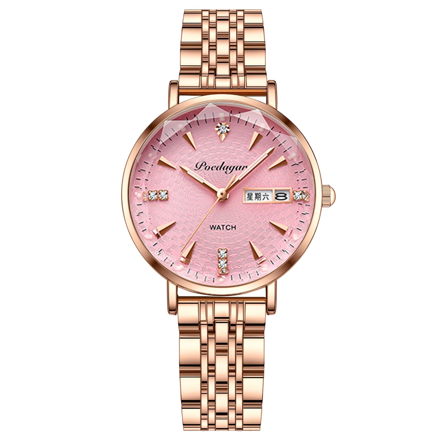 POEDAGAR 312 Jewelry for Women Watch High Quality Elegant Girl Bracelet Creative Quartz Business Watches Ladies Montre Femme