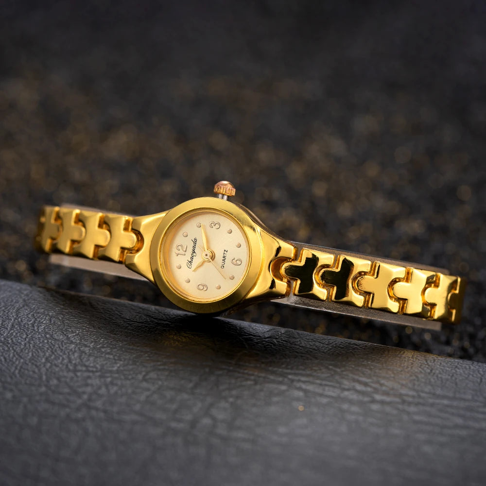 Simple élégant petites montres pour femmes marque de luxe montres en or pour femmes dames montres à Quartz pour les filles montre femme