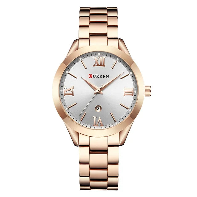 Top Brand Curren 9007 Rose Golden Watch Reloj De Mujer Women Ladies Luxury Female Girl Clock Montre Femme Wrist Quartz Watches