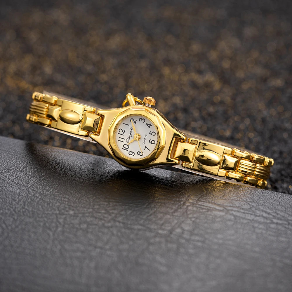 Simple élégant petites montres pour femmes marque de luxe montres en or pour femmes dames montres à Quartz pour les filles montre femme