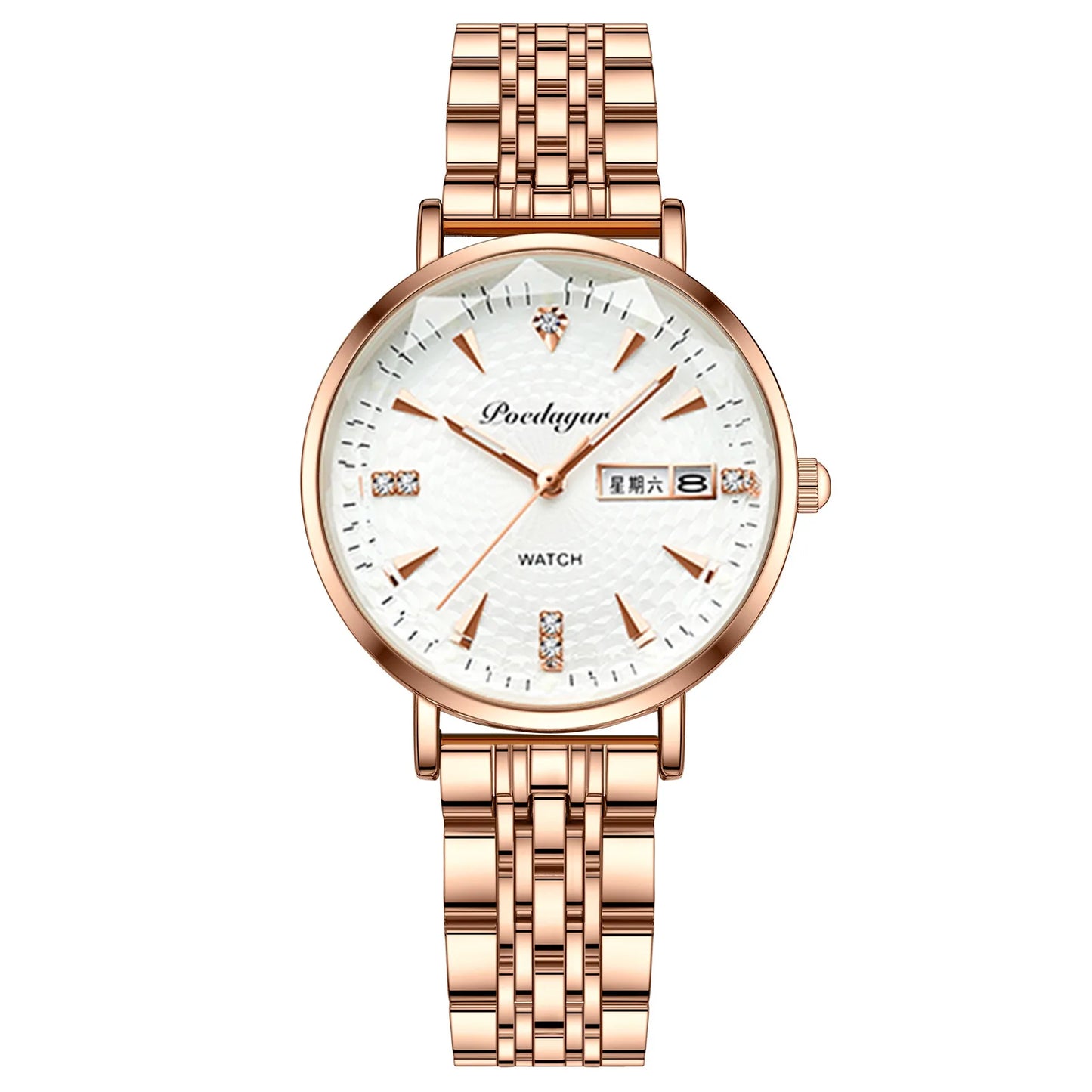 POEDAGAR 312 Jewelry for Women Watch High Quality Elegant Girl Bracelet Creative Quartz Business Watches Ladies Montre Femme