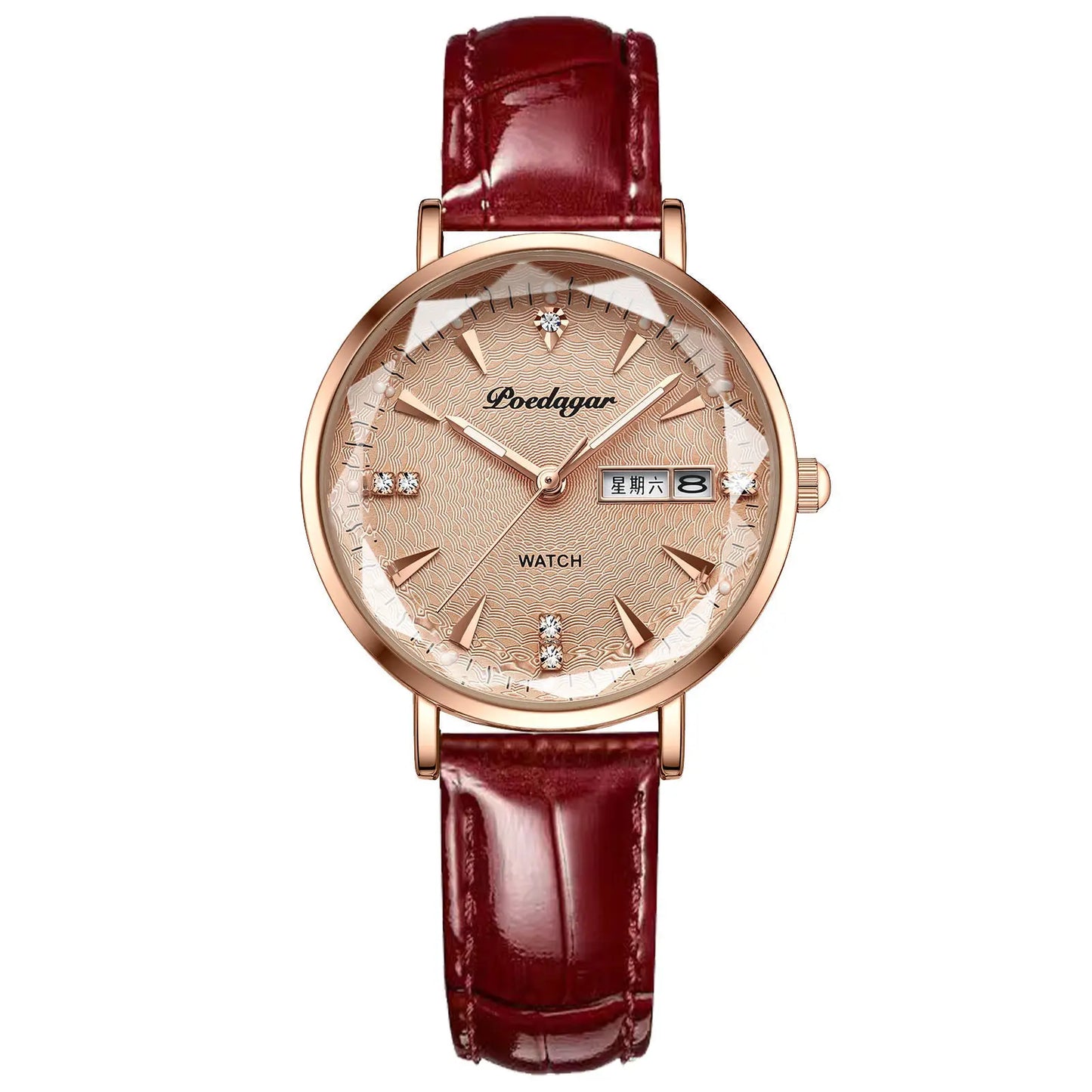 POEDAGAR 312 Jewelry for Women Watch High Quality Elegant Girl Bracelet Creative Quartz Business Watches Ladies Montre Femme