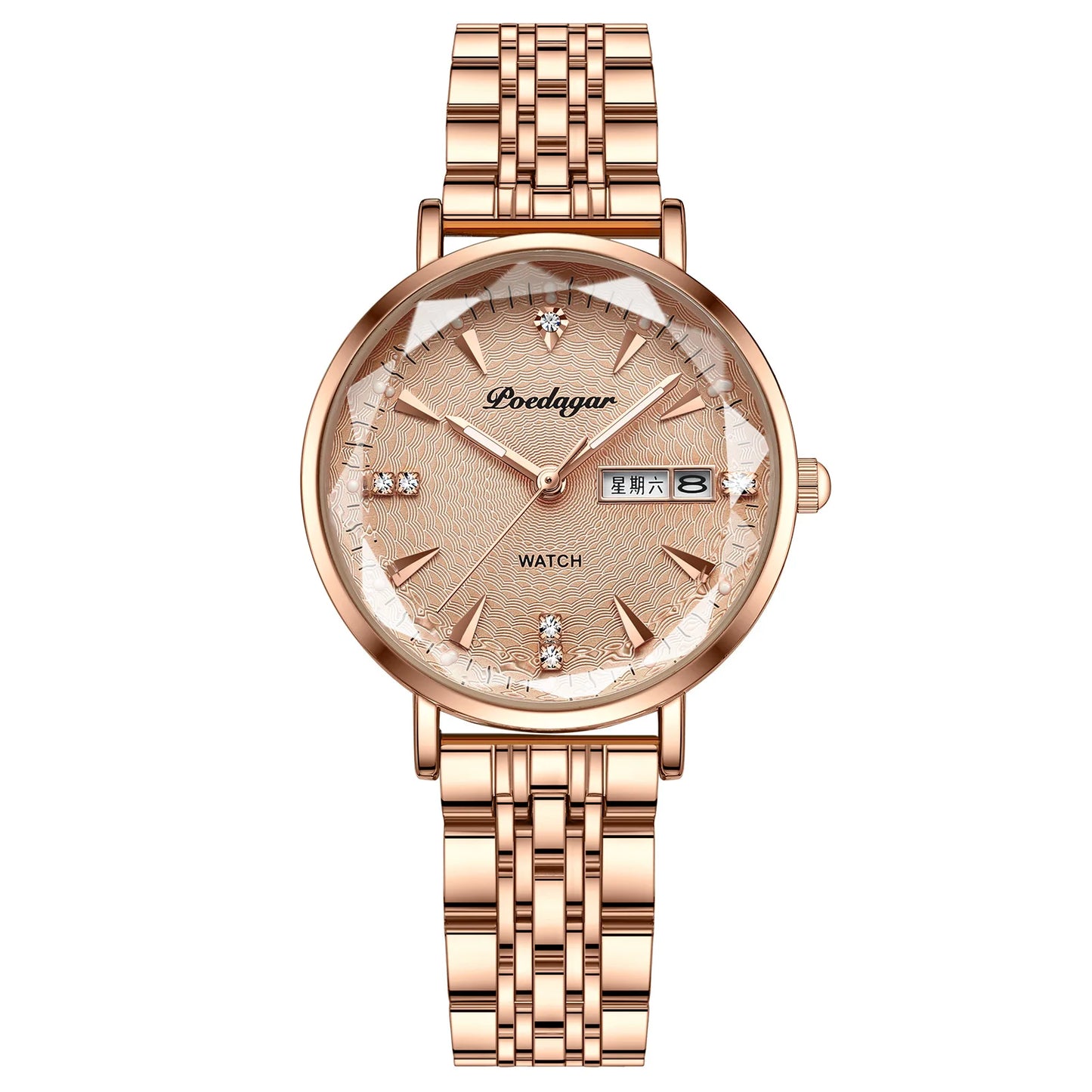 POEDAGAR 312 Jewelry for Women Watch High Quality Elegant Girl Bracelet Creative Quartz Business Watches Ladies Montre Femme