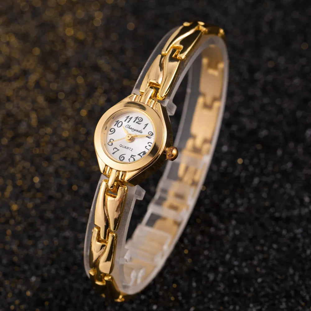 Simple élégant petites montres pour femmes marque de luxe montres en or pour femmes dames montres à Quartz pour les filles montre femme