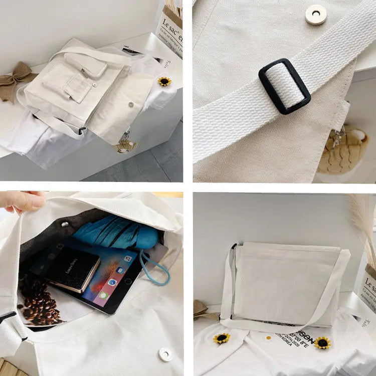 Sac à Main Femme FXZLLQ - Besace Toile Imprimée Bandoulière École - Lencensa 