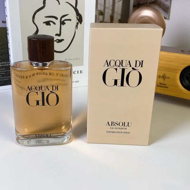 Free Shipping 125ML 4.2 Floz ACQUA DI GIO GIORGIO ABSOLU EAU DE PARFUM Vaporisateur Spray LUXURY Perfume for Men