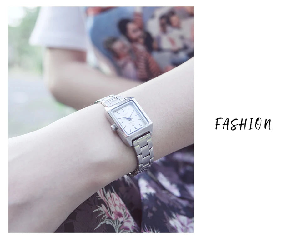 Montre Femme 2024 WWOOR marque de luxe femmes montres mode Rectangle petite Montre Femme Quartz robe dames Bracelet Montre-Bracelet