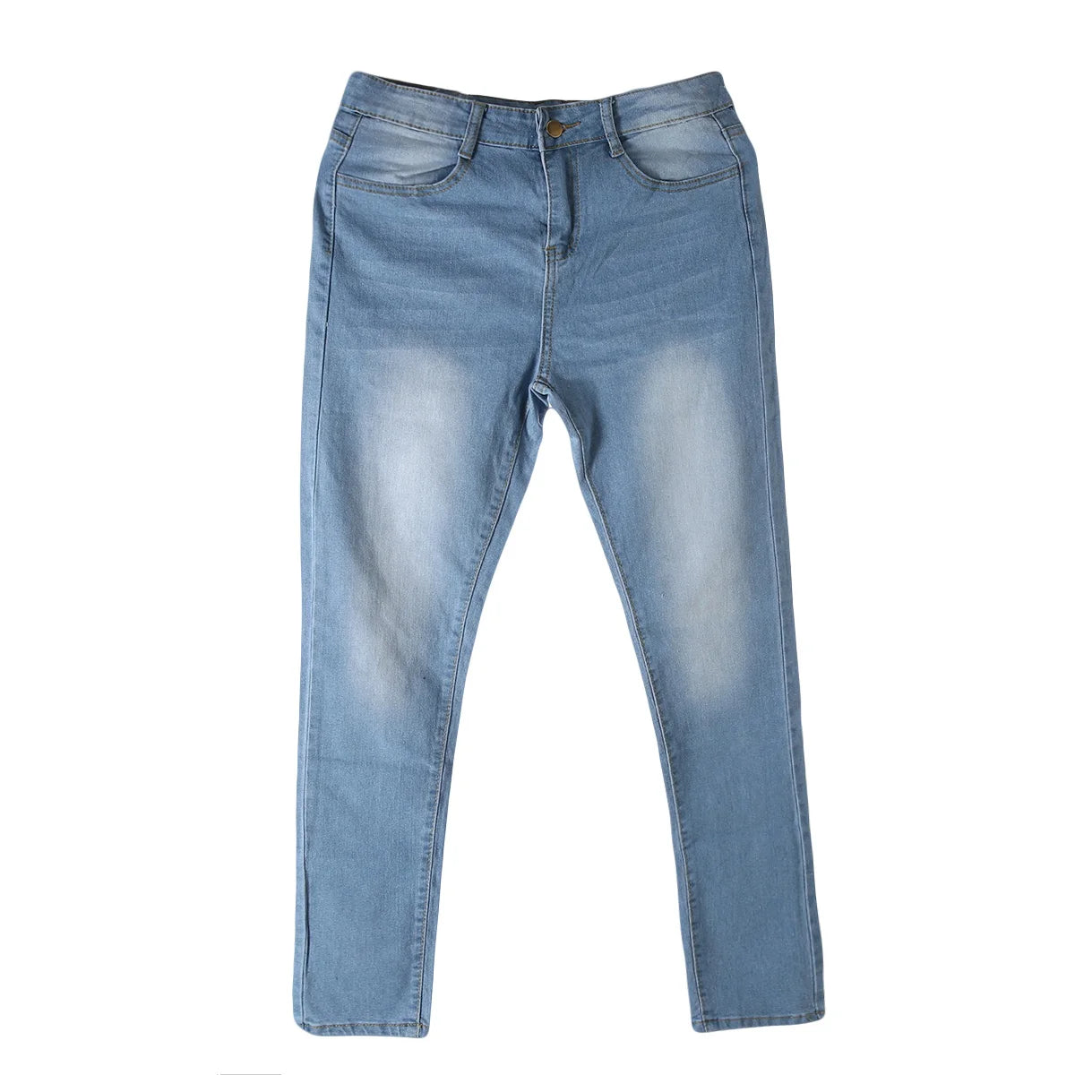 Jean Premium Femme Taille Haute - Denim Stretch Haute Qualité Push-Up