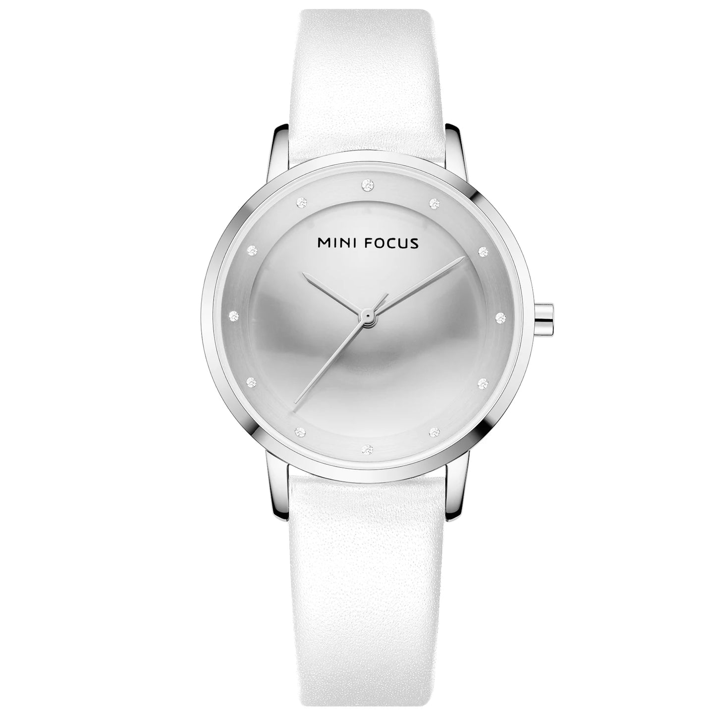 Montre Femme MINI FOCUS MF0332L Casual Women Wrist Watches Wholesale Simple Design Genuine Leather Strap Female Quartz Watch