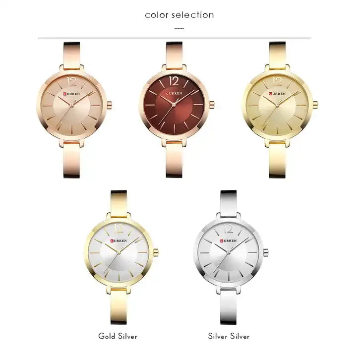 CURREN 9012 Women Watch Top Brand Casual Fashion Lady WristWatch Clock Relogio Feminino Montre Femme Luxury Women Quartz Watch