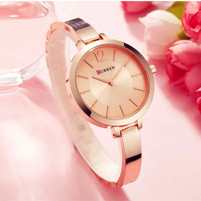 CURREN 9012 Women Watch Top Brand Casual Fashion Lady WristWatch Clock Relogio Feminino Montre Femme Luxury Women Quartz Watch