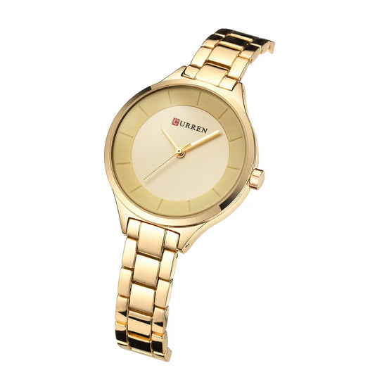 CURREN 9015 Rose Gold Watch Women Watches Ladies Creative Steel Women's Bracelet Watches Female Relogio Feminino Montre Femme