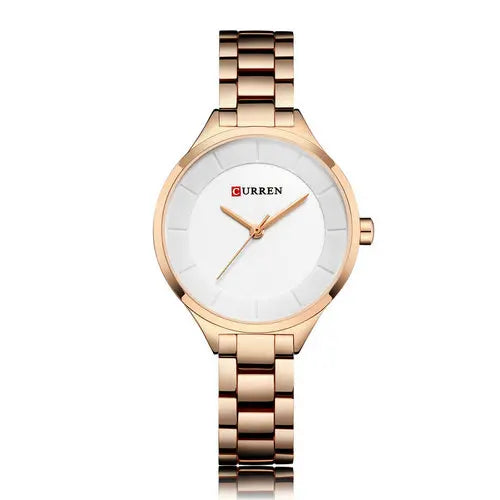 CURREN 9015 Rose Gold Watch Women Watches Ladies Creative Steel Women's Bracelet Watches Female Relogio Feminino Montre Femme