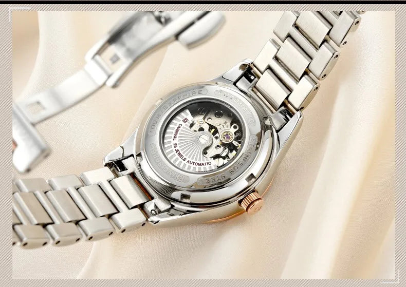 Montre femme 2025 carnaval Montre automatique femmes calendrier mode femmes montres lumineux étanche saphir Relogio feminino