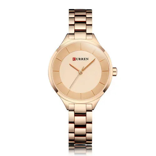 CURREN 9015 Rose Gold Watch Women Watches Ladies Creative Steel Women's Bracelet Watches Female Relogio Feminino Montre Femme