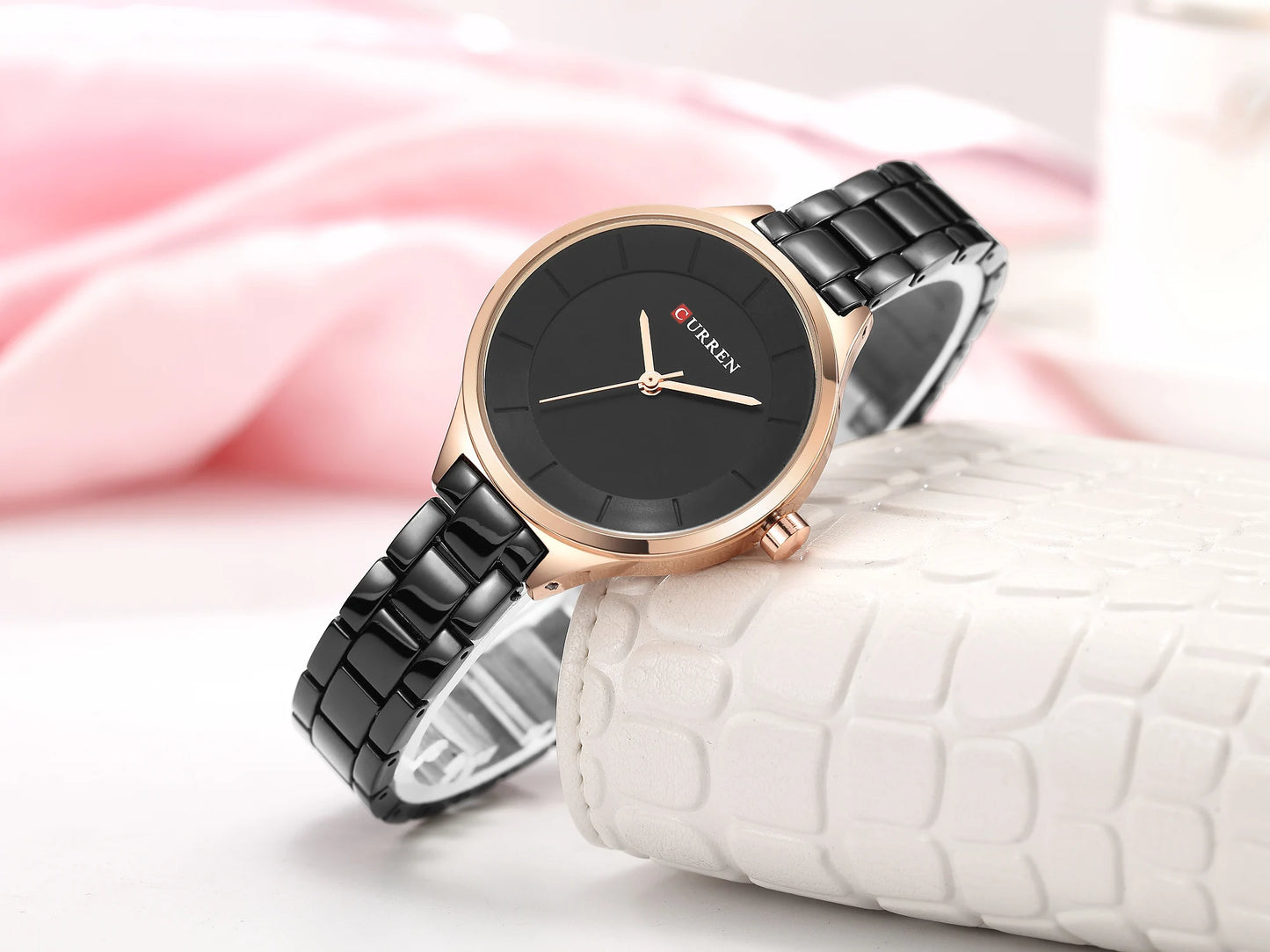 CURREN 9015 Rose Gold Watch Women Watches Ladies Creative Steel Women's Bracelet Watches Female Relogio Feminino Montre Femme