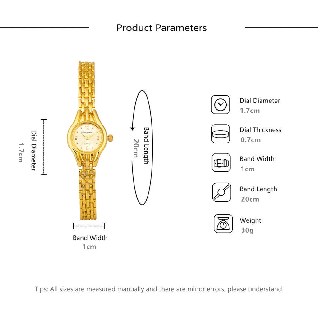 Simple élégant petites montres pour femmes marque de luxe montres en or pour femmes dames montres à Quartz pour les filles montre femme