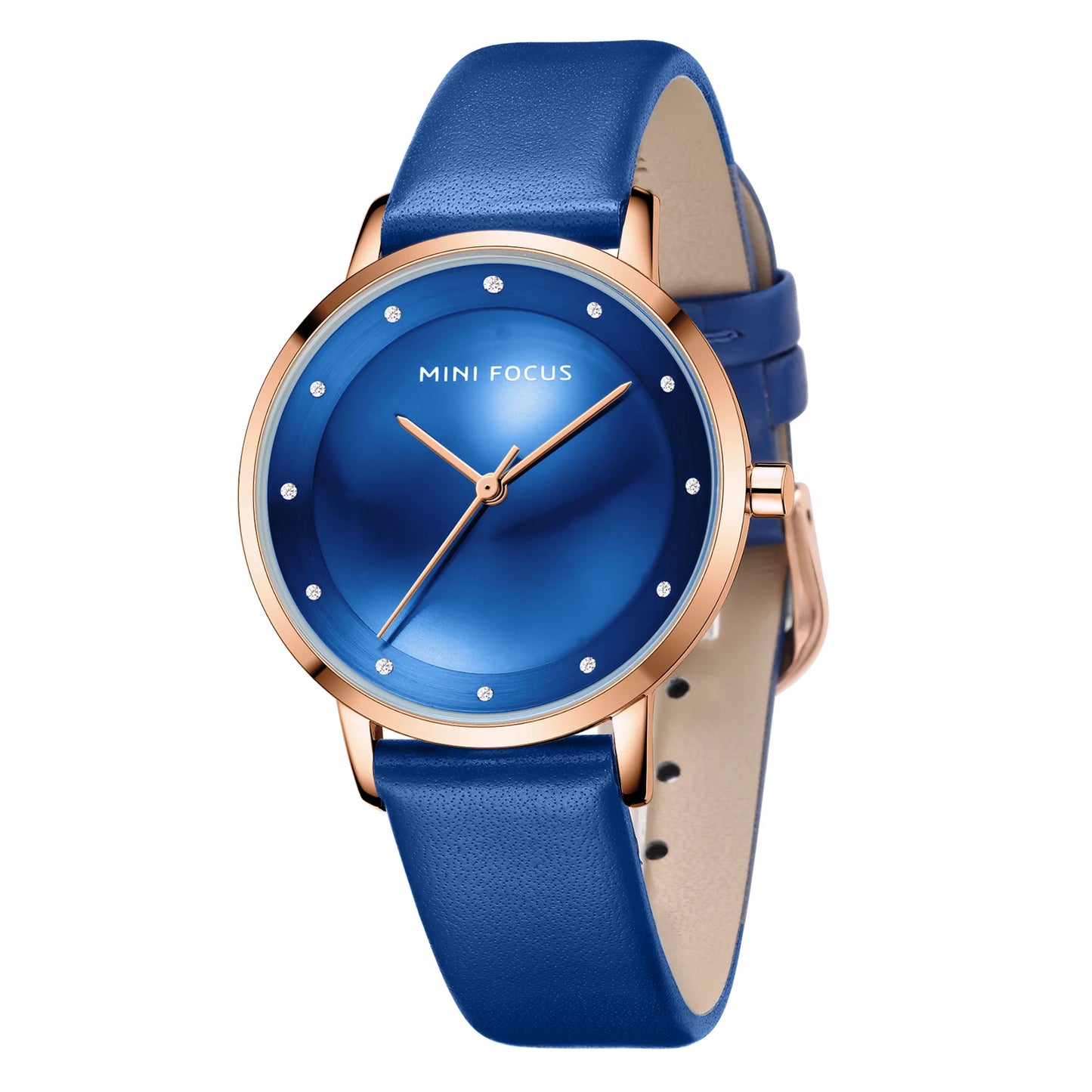 Montre Femme MINI FOCUS MF0332L Casual Women Wrist Watches Wholesale Simple Design Genuine Leather Strap Female Quartz Watch