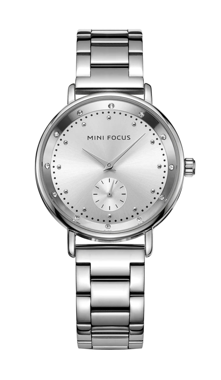 Montre Femme Mini Focus MF0037L Fashion Women Dress Watches Rose Gold Stainless Steel Band Waterproof Ladies Quartz Watch