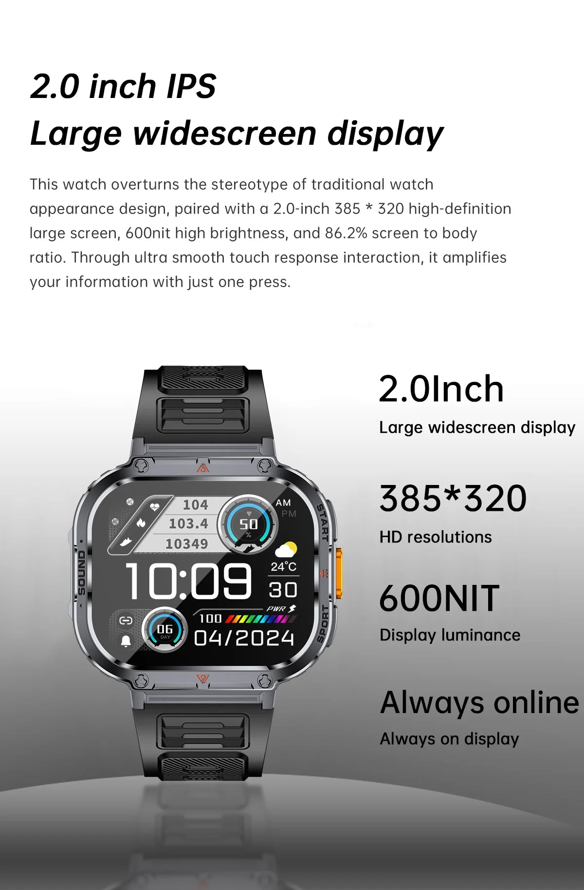 Netcom B29 Men's Smart Watch with HD Screen Camera Tiktok 4G Card Support Magnetic Charging-Montre Intelligente