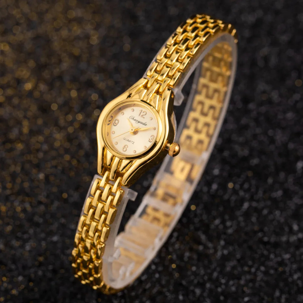 Simple élégant petites montres pour femmes marque de luxe montres en or pour femmes dames montres à Quartz pour les filles montre femme