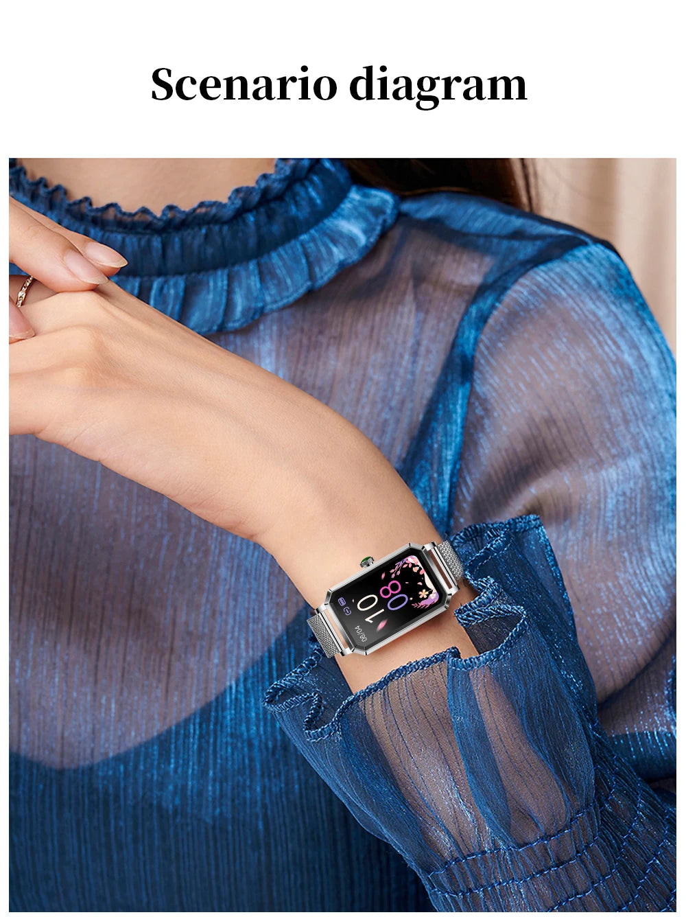 VALDUS 2025 Luxury Stainless Steel Fashion Smart Watch IP68 Waterproof BT Call Montre Connect Montre Femme Reloj NX2