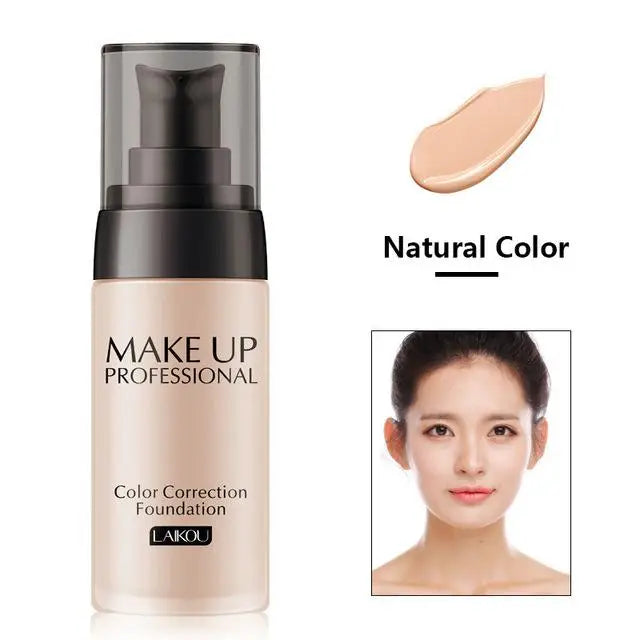 LAIKOU fond de teint Base de maquillage crème pour le visage fond de teint liquide correcteur hydratant contrôle de l'huile imperméable Maquiagem 40g