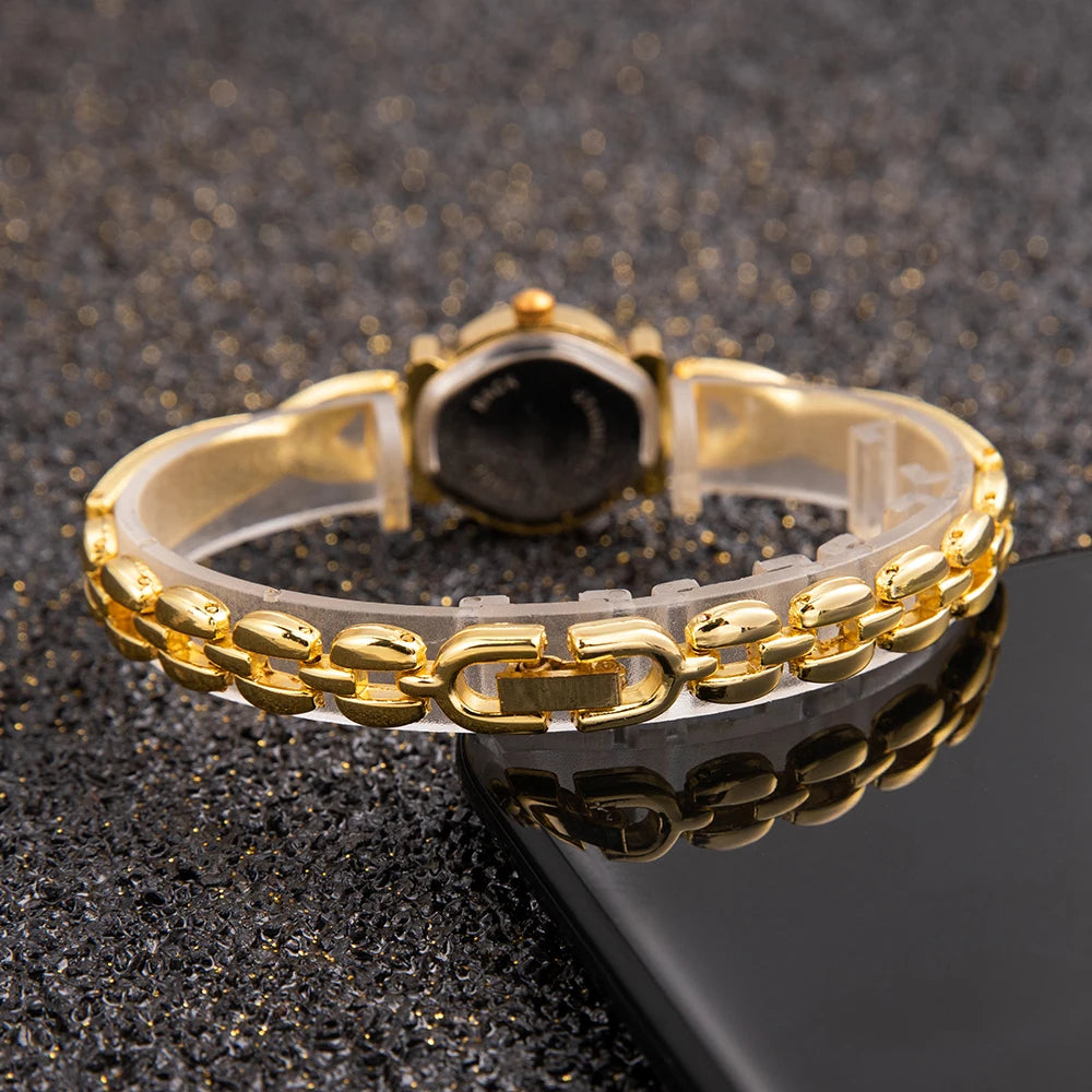 Simple élégant petites montres pour femmes marque de luxe montres en or pour femmes dames montres à Quartz pour les filles montre femme