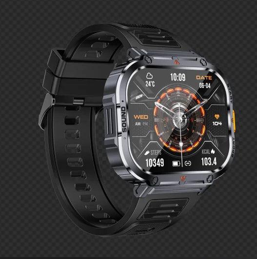 Netcom B29 Men's Smart Watch with HD Screen Camera Tiktok 4G Card Support Magnetic Charging-Montre Intelligente