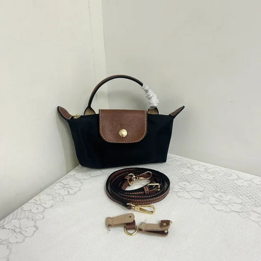 France Mini sac à main en nylon sans perforation une épaule femmes sac multifonctionnel printemps automne boulettes sac