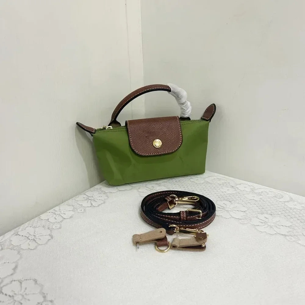 France Mini sac à main en nylon sans perforation une épaule femmes sac multifonctionnel printemps automne boulettes sac