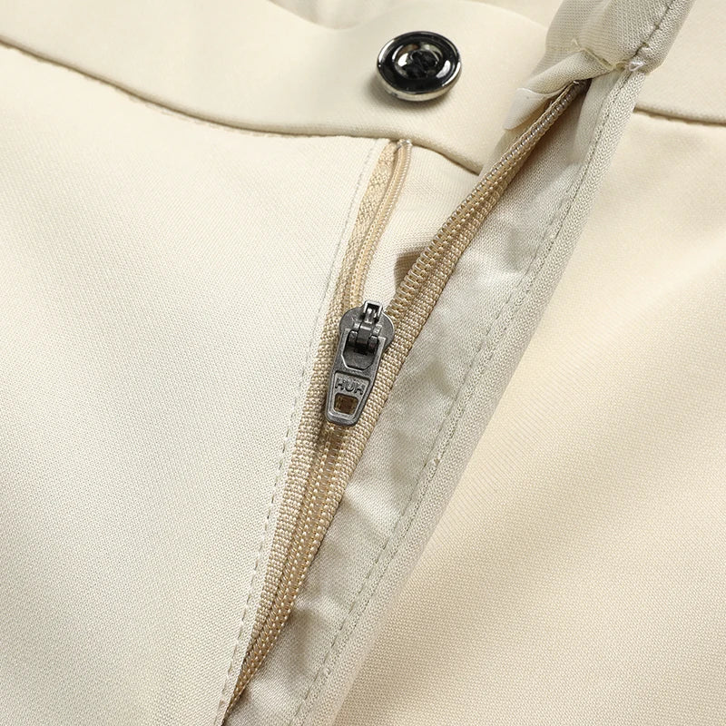 Pantalon Homme Été Extensible - Tissu Soyeux Sans Repassage - Lencensa 