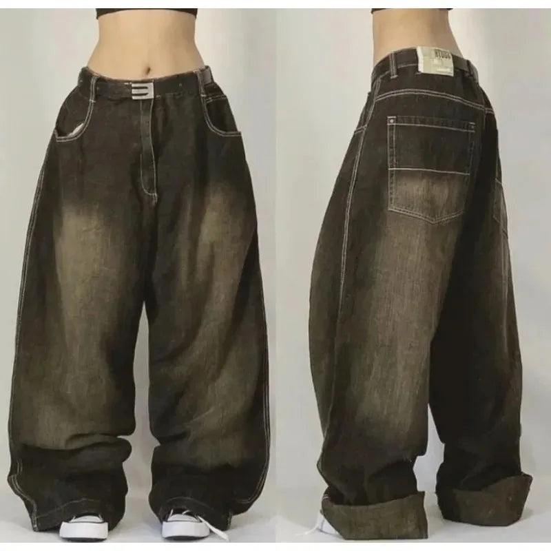 Jean Baggy Premium Lencensa Unisexe - Denim Haute Qualité Y2K Streetwear