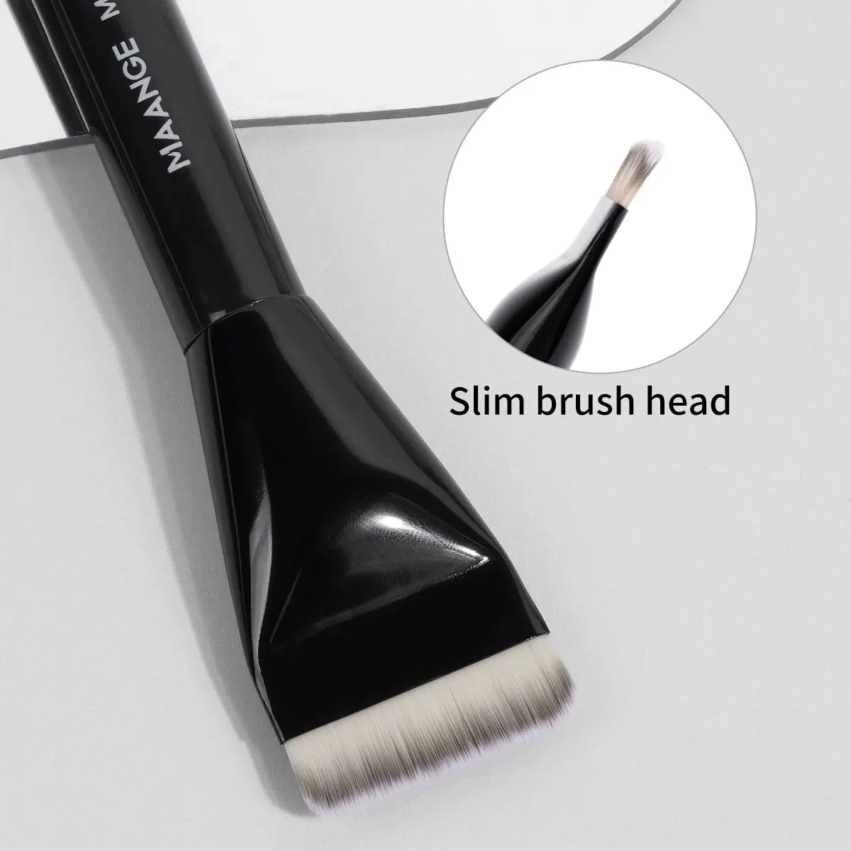 MAANGE 1 pièces masque Facial brosse tête plate correcteur fond de teint brosse doux visage pinceaux de maquillage outil de maquillage cosmétique pour masque peinture