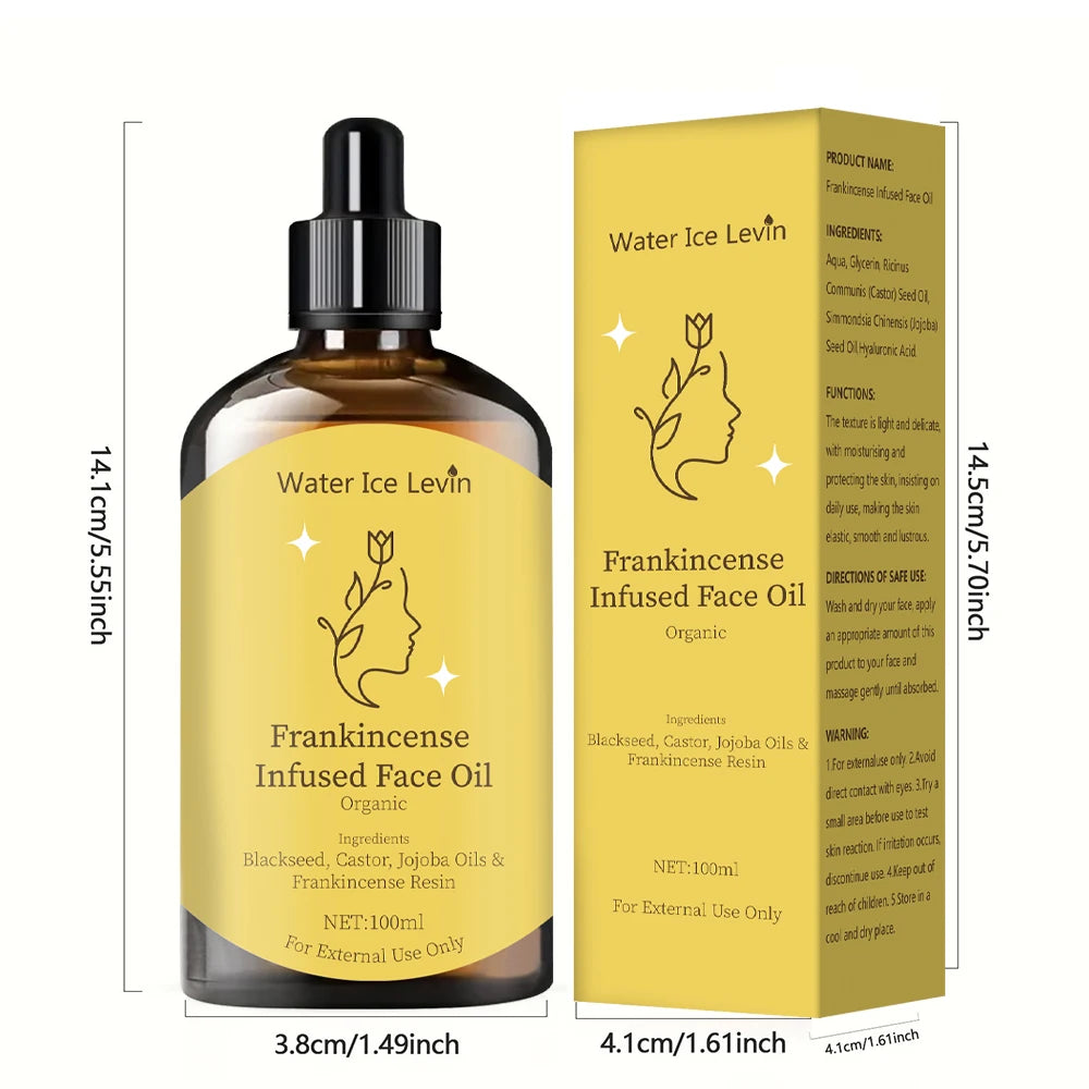 Huile Essentielle Frankincense Visage - Soin Hydratant et Nourrissant Sans Alcool - Lencensa 
