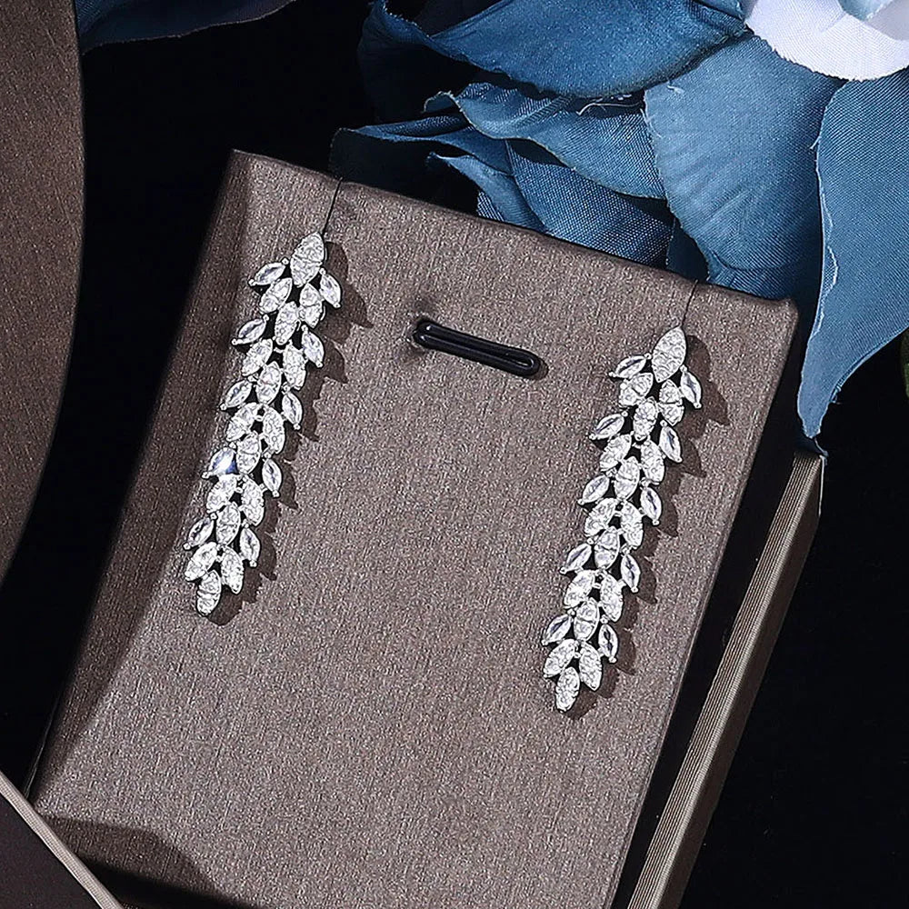Ensemble de bijoux de mariage en zircone cubique, collier de Dubaï, bracelet, boucles d'oreilles, cristal CZ, mariée nigériane, chaud, nouveau, 2023, 4 pièces