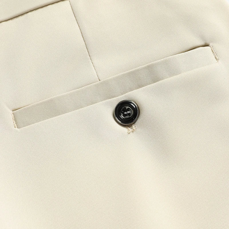 Pantalon Homme Été Extensible - Tissu Soyeux Sans Repassage - Lencensa 