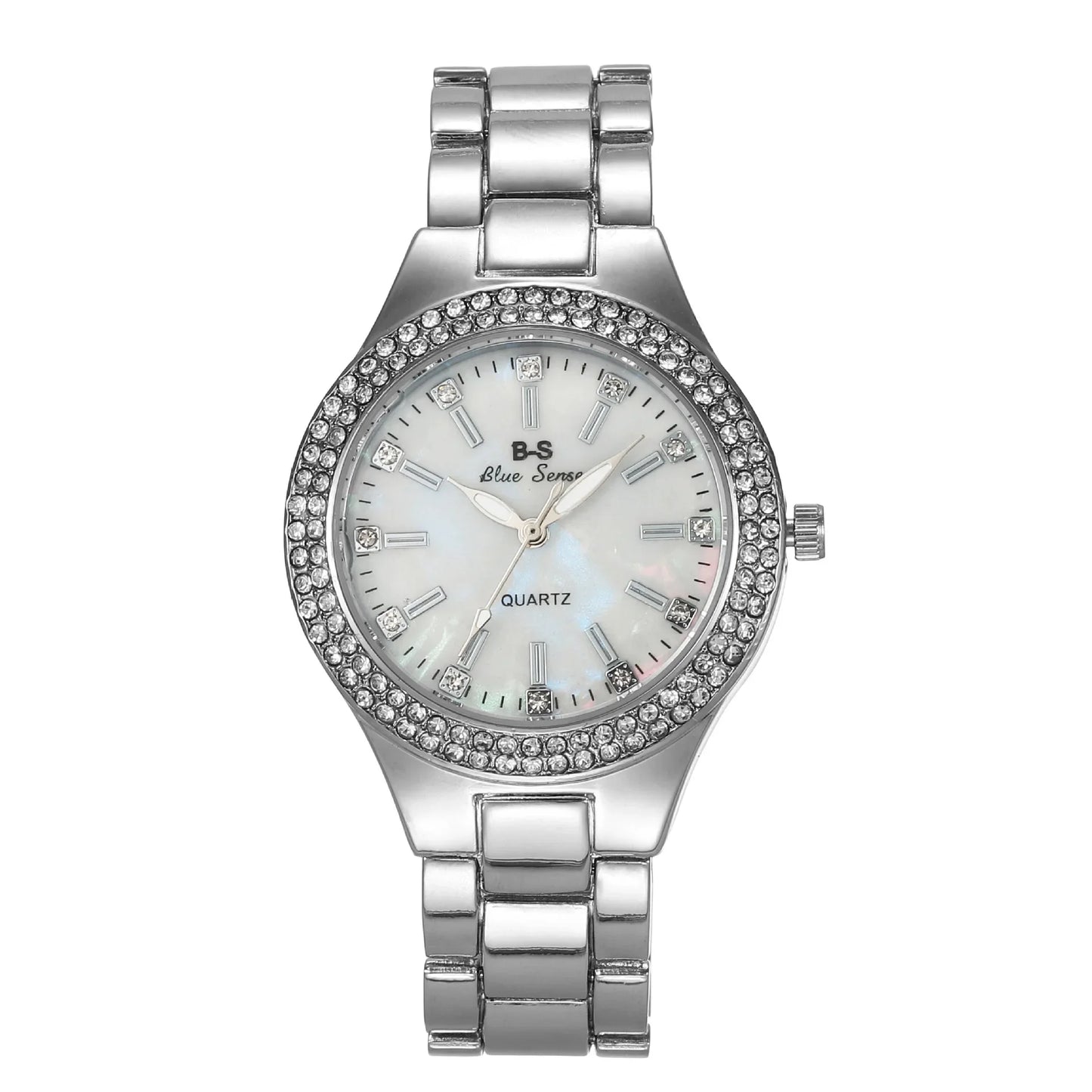 Mode dames montres robe or Montre femmes cristal diamant montres en acier inoxydable argent horloge femmes Montre Femme