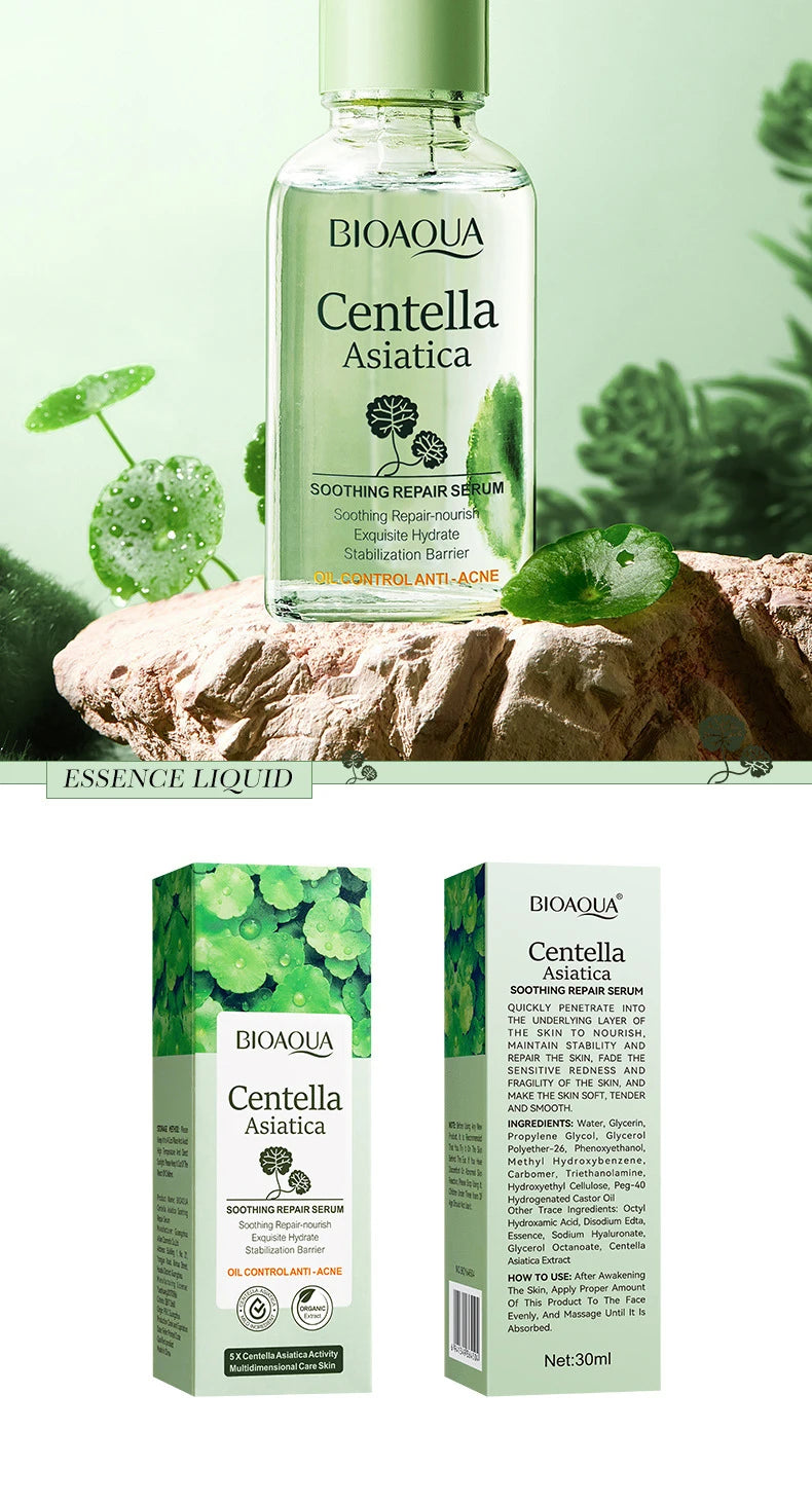 BIOAQUA Centella sérum visage soin de la peau visage Essence hydratant raffermissant réparateur visage liquide sérum soin de la peau