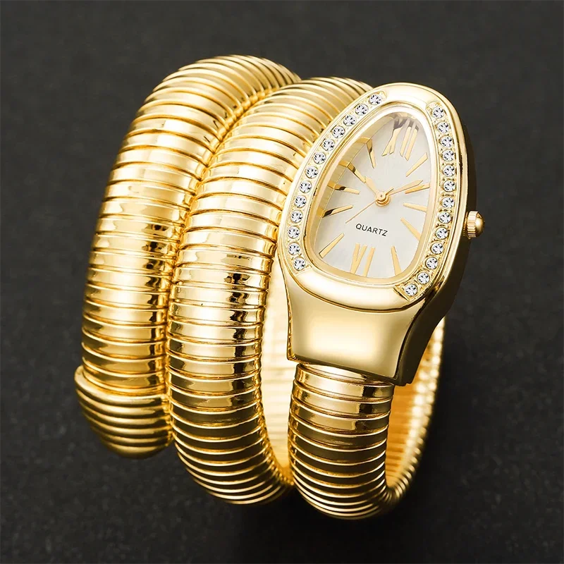 Dames de luxe Montre à Quartz mode or dames montres horloge haute qualité en acier inoxydable Bracelet Montre-Bracelet Montre Femme cadeaux