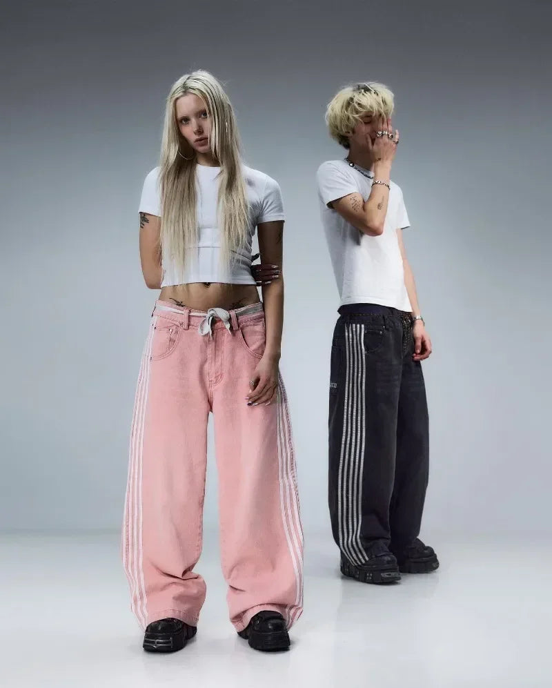 Jean Baggy Premium Lencensa Y2K - Denim Haute Qualité Unisexe Streetwear
