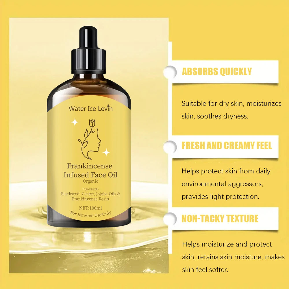 Huile Essentielle Frankincense Visage - Soin Hydratant et Nourrissant Sans Alcool - Lencensa 