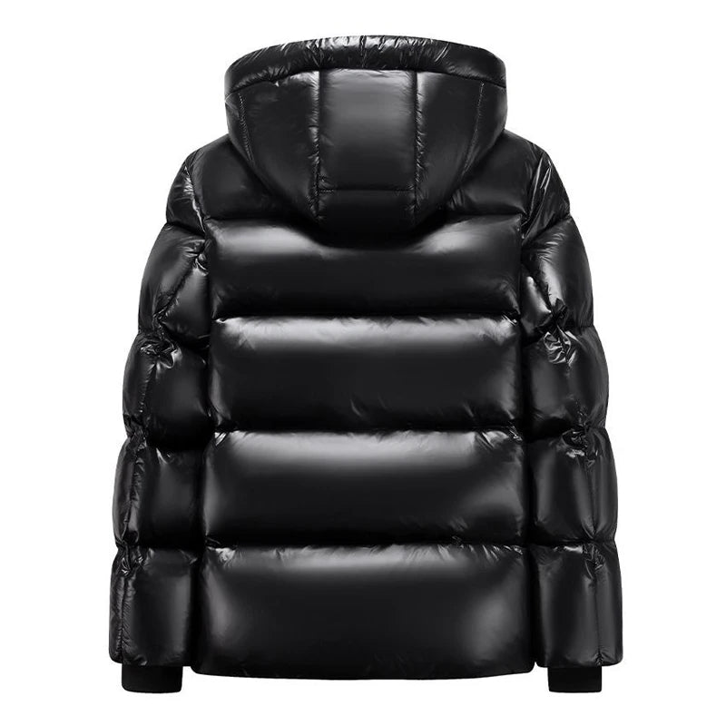 Doudoune Premium Lencensa - Duvet Canard Capuche Unisexe - Qualité Exceptionnelle Luxe Imperméable