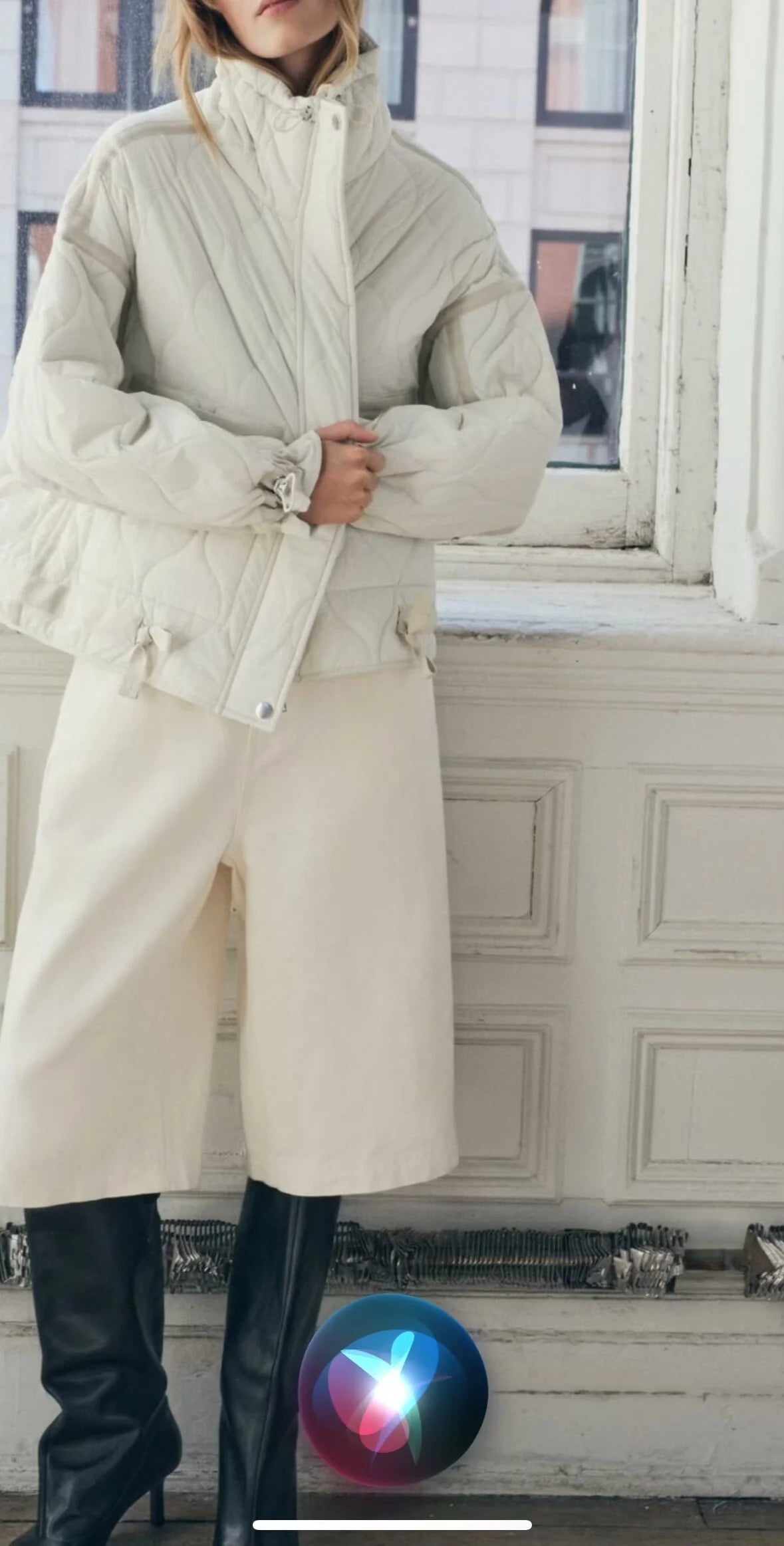 Veste d'hiver en coton pour femmes, nouveau style européen et américain, col montant, ample, cordon de serrage, fermeture éclair - Lencensa 