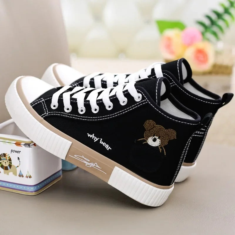 Lencensa - Baskets Toile Femme Premium | Chaussures Sport Respirantes de Qualité Supérieure