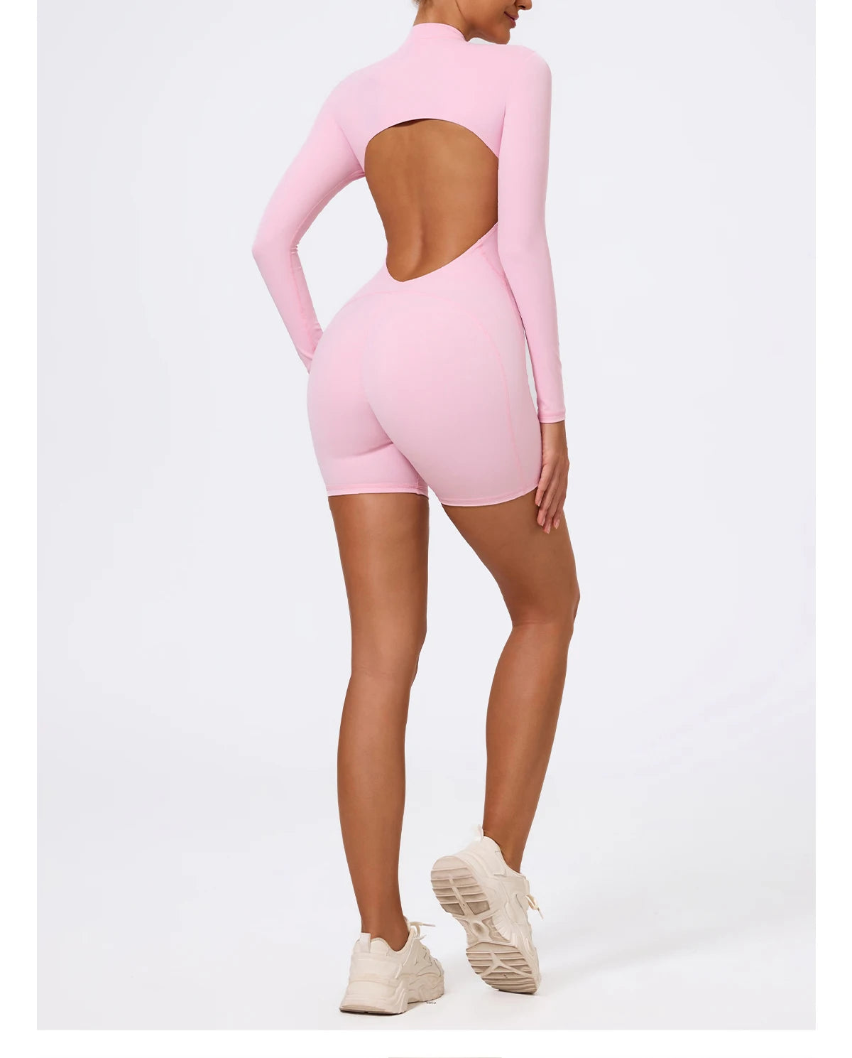 Combinaison Sport Femme Ctenkevet - Jumpsuit Dos Nu Yoga Fitness - Lencensa 