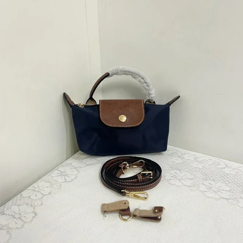 France Mini sac à main en nylon sans perforation une épaule femmes sac multifonctionnel printemps automne boulettes sac